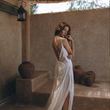 Boho Dress, Goddess Dress, Bohemian Tribal Dress, Long Maxi Dres - AYA Sacred Wear