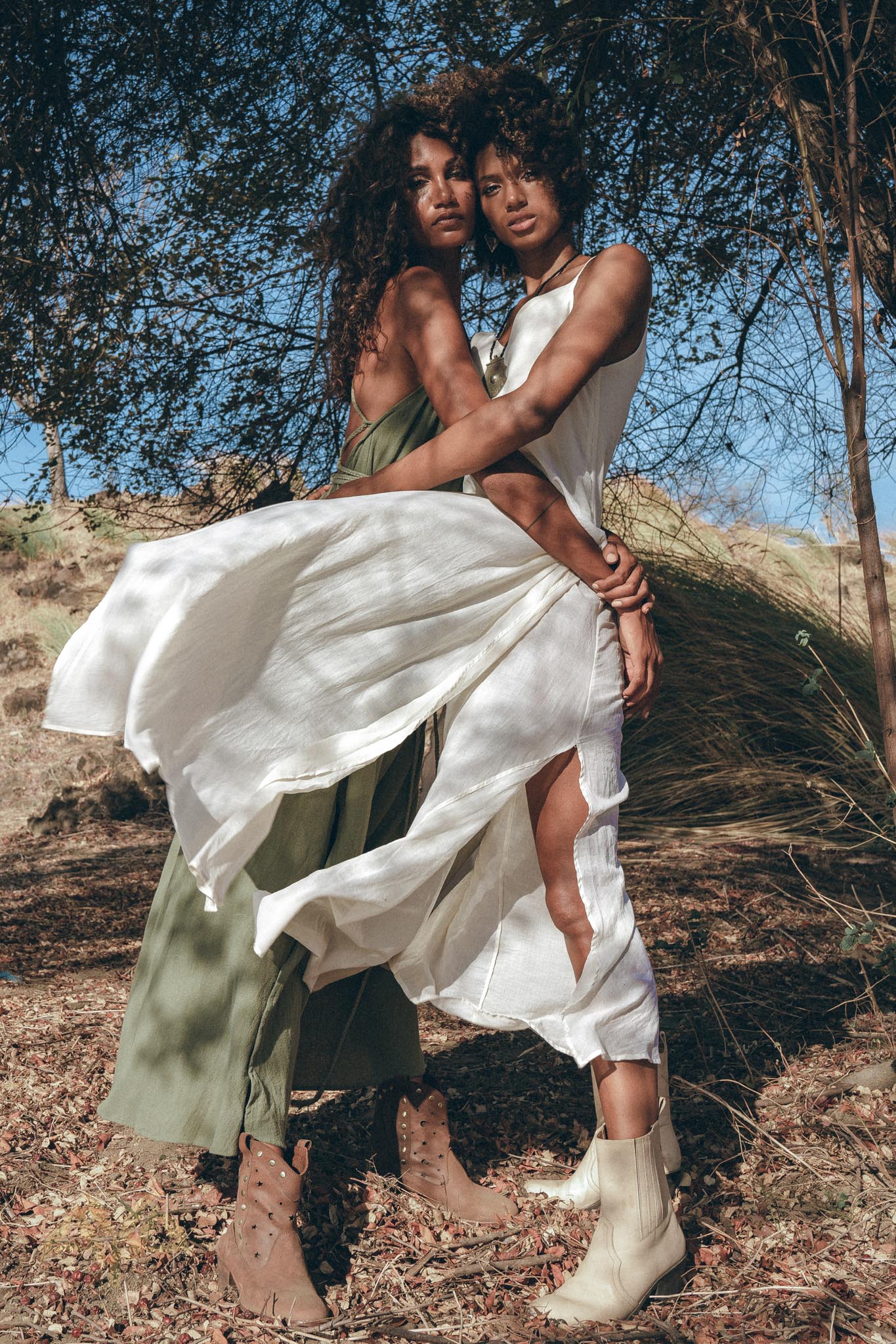 Boho Dress, Goddess Dress, Bohemian Tribal Dress, Long Maxi Dres - AYA Sacred Wear