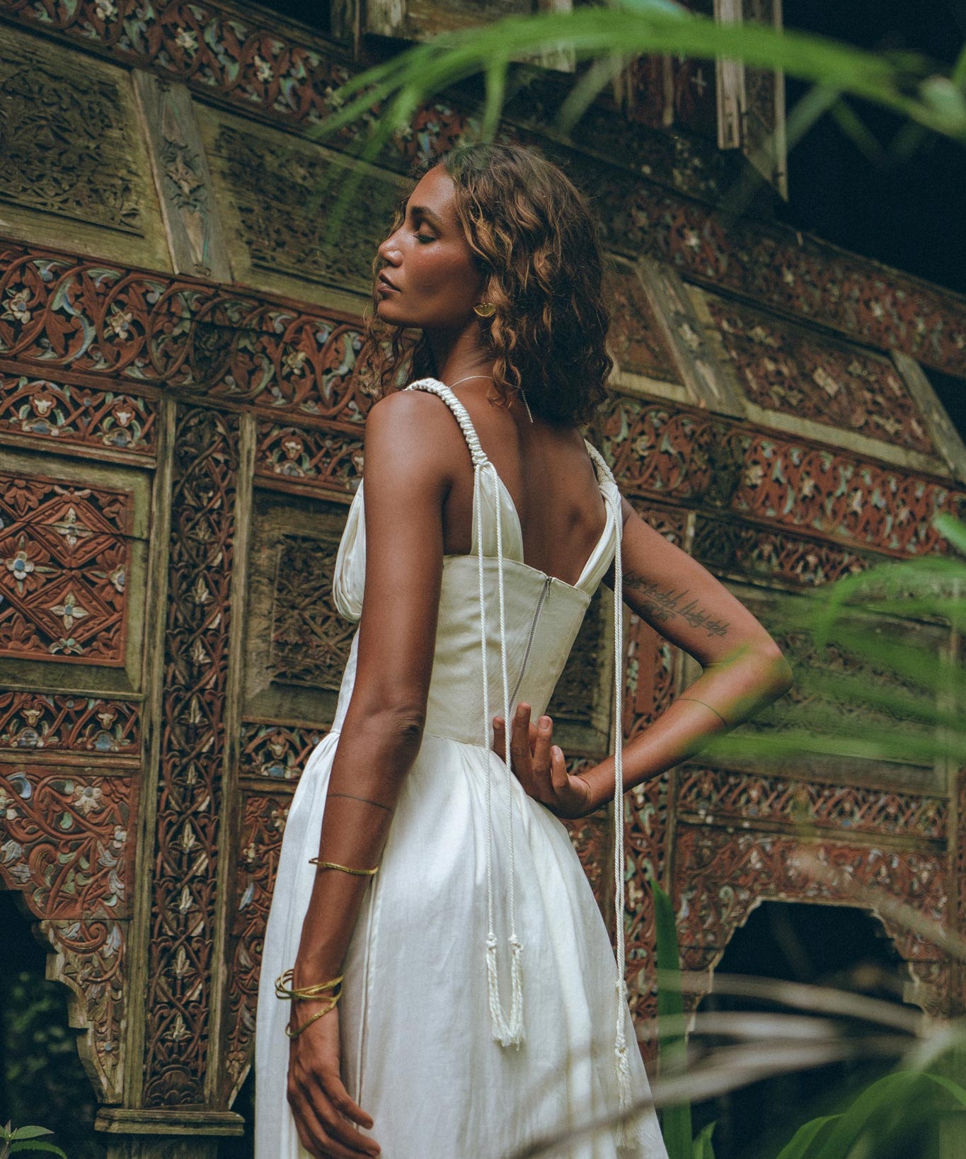 Underbust Bridal Waist Corset for Women, Bohemian Bustier Top - AYA Sacred Wear