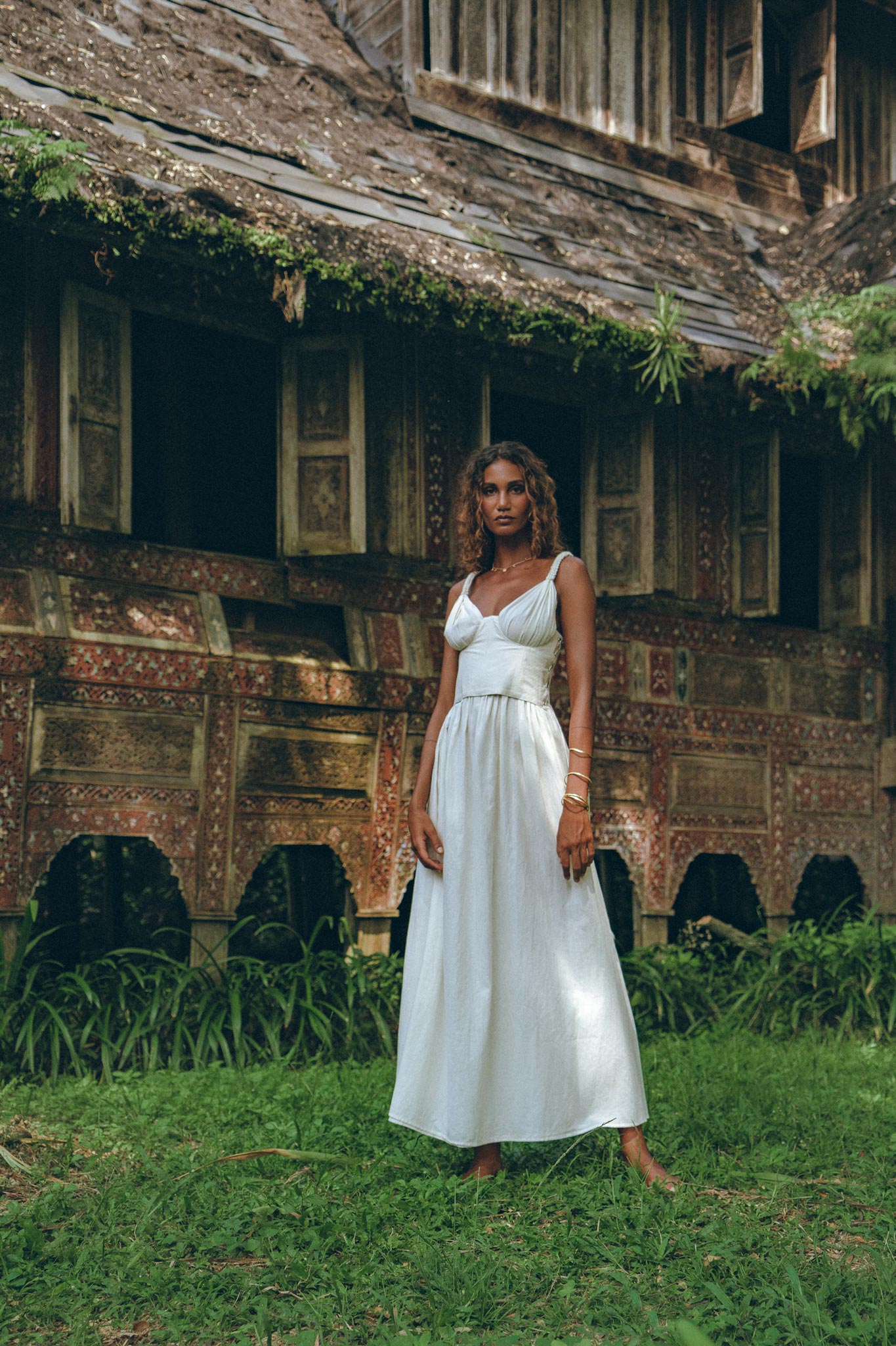 Underbust Bridal Waist Corset for Women, Bohemian Bustier Top - AYA Sacred Wear