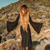 Wrap Maxi Skirt • Boho Maxi Skirt • Wrap Around Skirt - AYA SW IDR