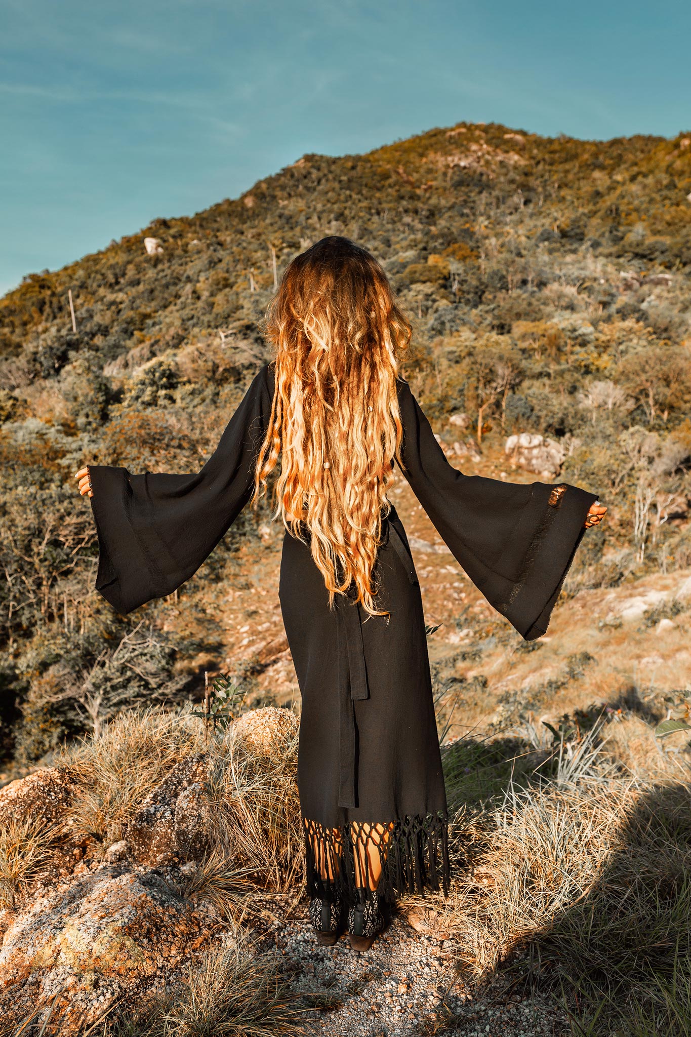 Wrap Maxi Skirt • Boho Maxi Skirt • Wrap Around Skirt - AYA SW IDR